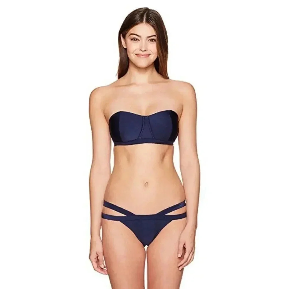 Minkpink Revolve Lucky Star Bandeau Bikini Top NWT